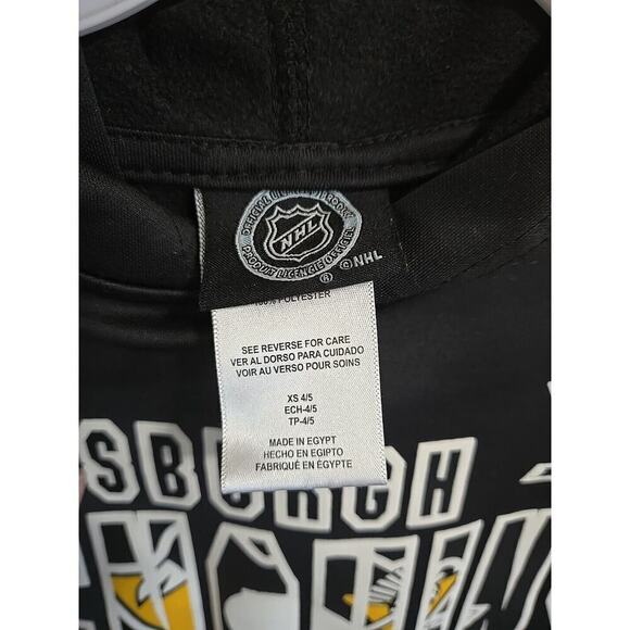 NHL Pittsburgh Penguins Hooded Pullover Youth XS 4/5 - Picture 8 of 14
